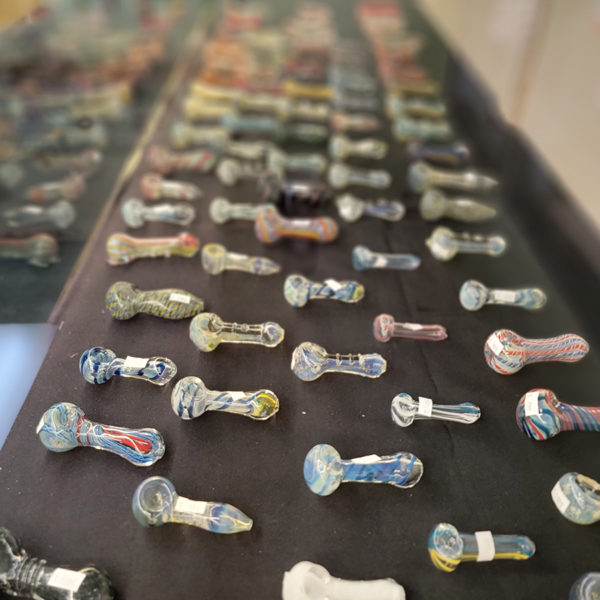 Happy Hut multicolored glass water pipes - Decatur, IL