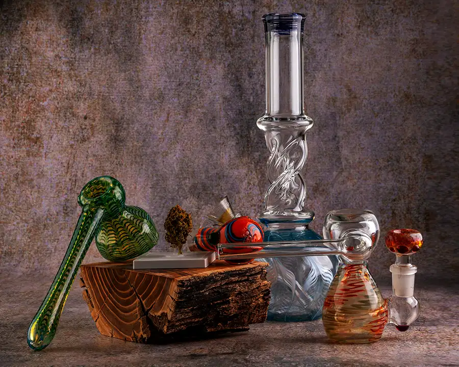 Happy Hut Decatur, IL - bongs of different sizes